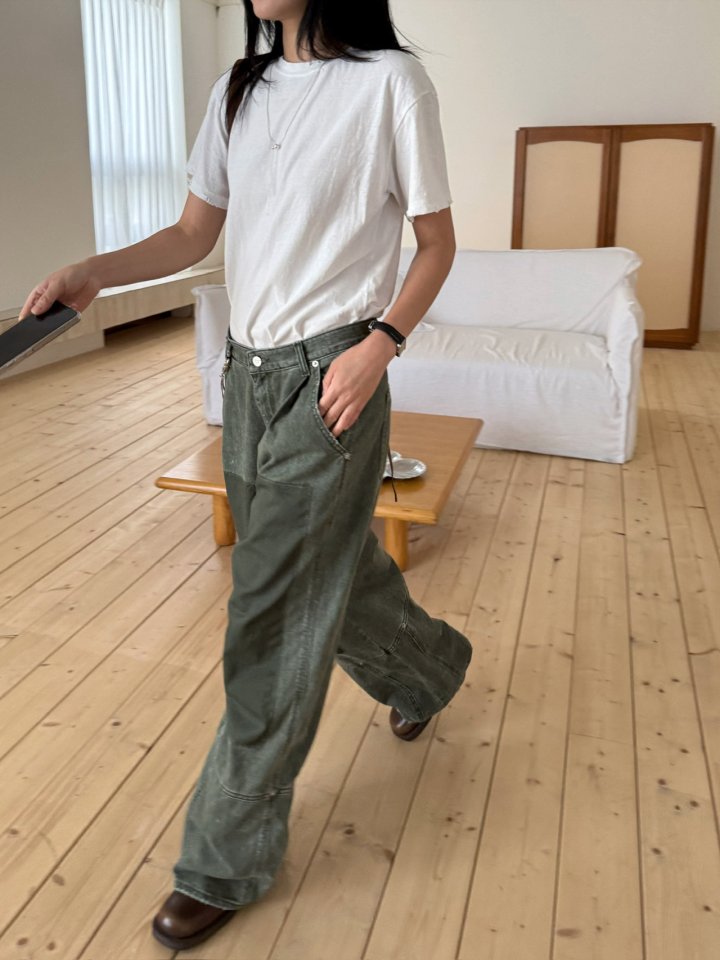 Jade Market - Korean Women Fashion - #momslook - Under Colored Pants - 10