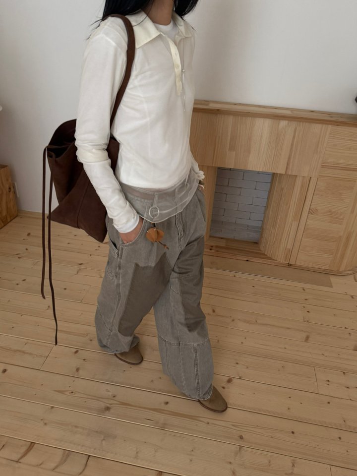 Jade Market - Korean Women Fashion - #momslook - Under Colored Pants - 9