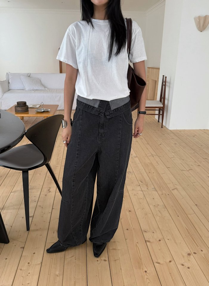 Jade Market - Korean Women Fashion - #pursuepretty - Double Ovi Low Rise Pants - 2