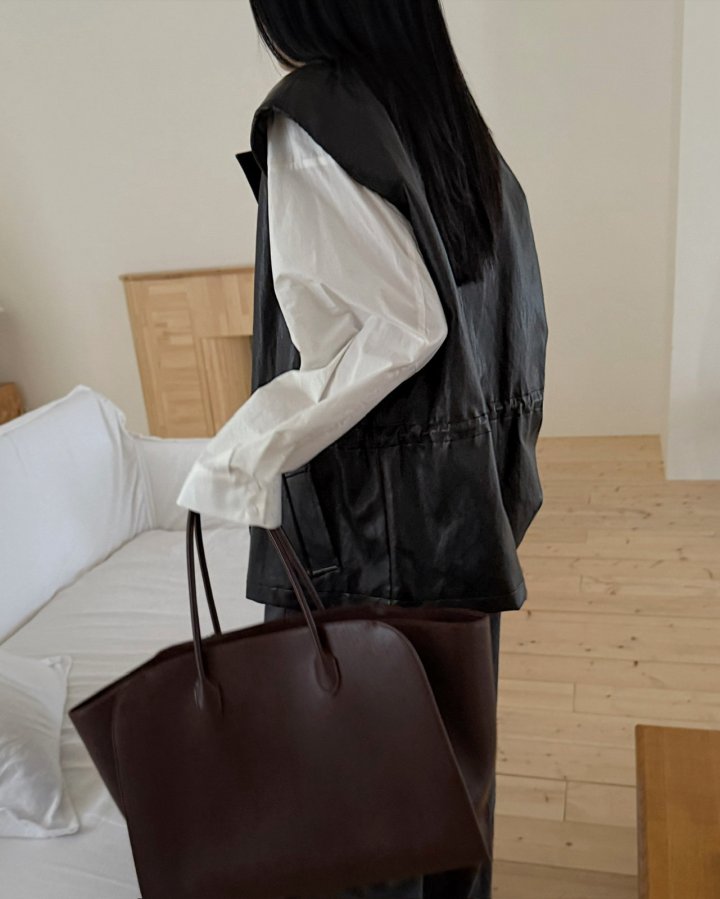 Jade Market - Korean Women Fashion - #thelittlethings - Double Leather Vest