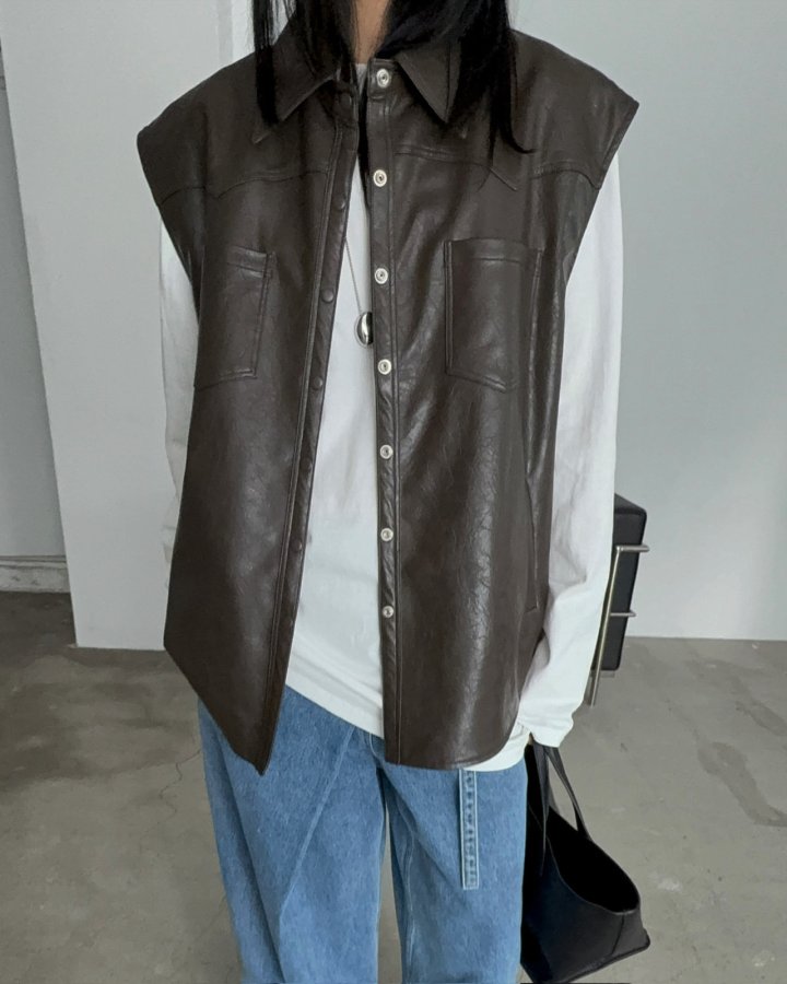 Jade Market - Korean Women Fashion - #thelittlethings - Riva Pocket Vest - 6