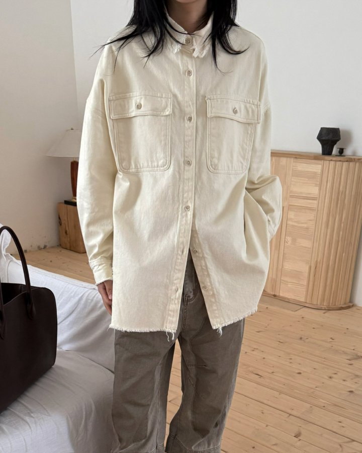 Jade Market - Korean Women Fashion - #womensfashion - Pocket Dekki Shirt - 8