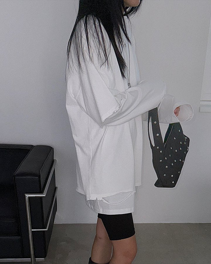 Jade Market - Korean Women Fashion - #womensfashion - Layerd Bean Top Set - 7