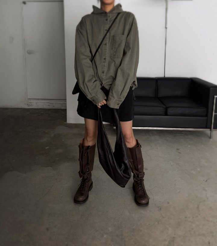 Jade Market - Korean Women Fashion - #womensfashion - Fore Washing Hood Jacket - 3