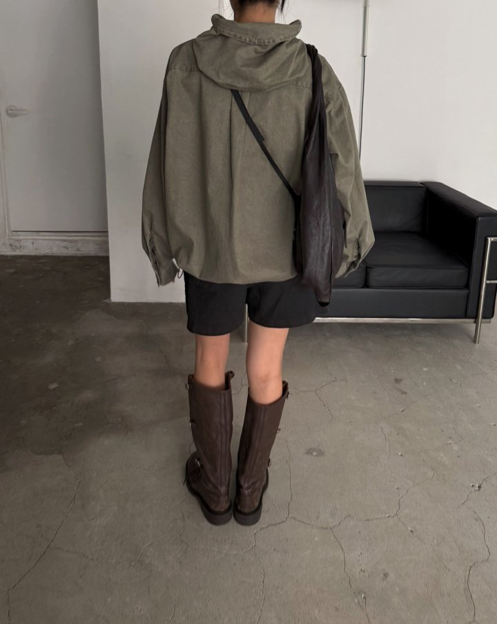 Jade Market - Korean Women Fashion - #womensfashion - Fore Washing Hood Jacket - 7