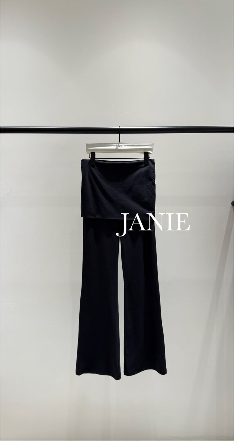 Janie - Korean Women Fashion - #momslook - Vivi Span Pants - 2