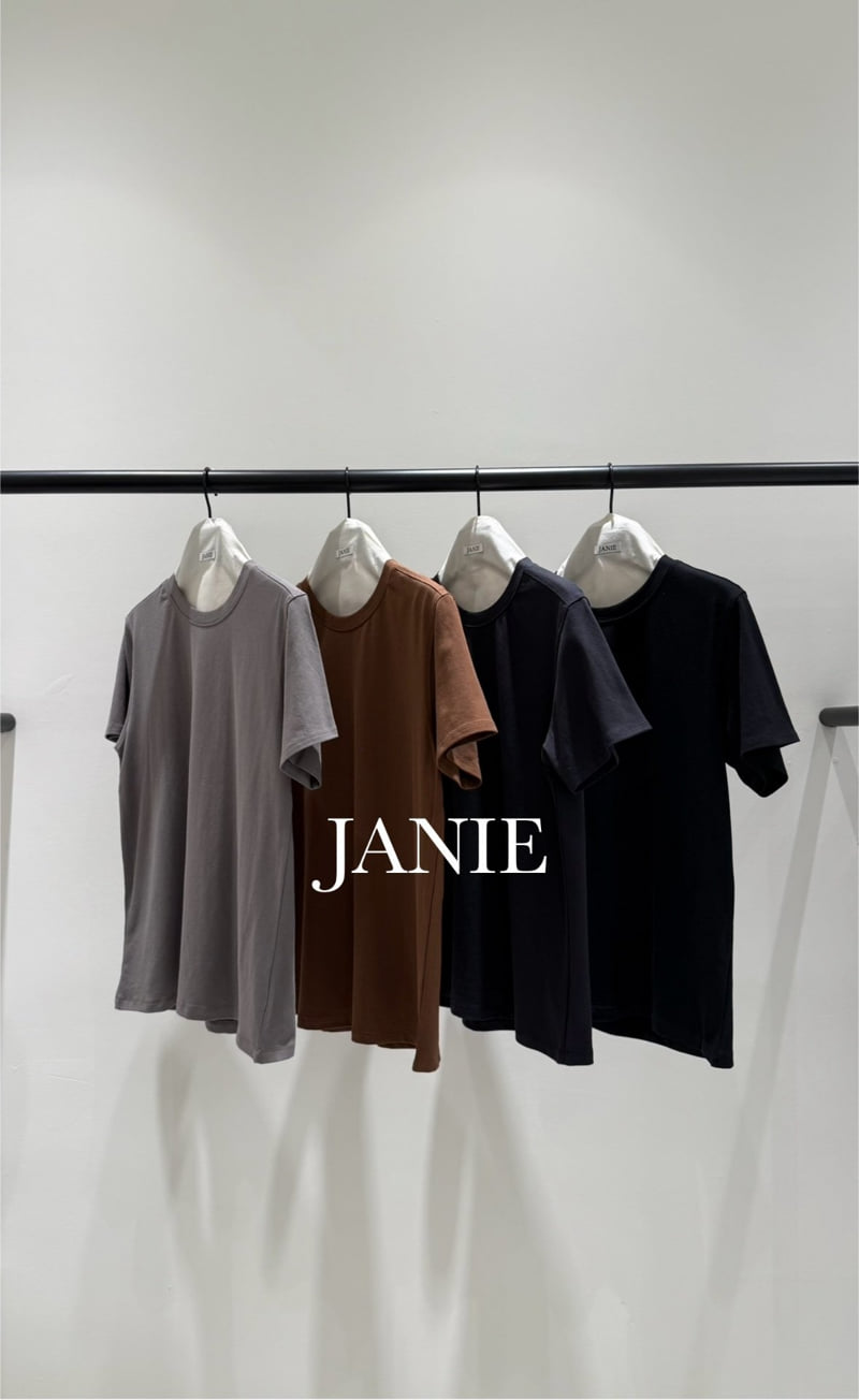 Janie - Korean Women Fashion - #momslook - Vivi Span Tee