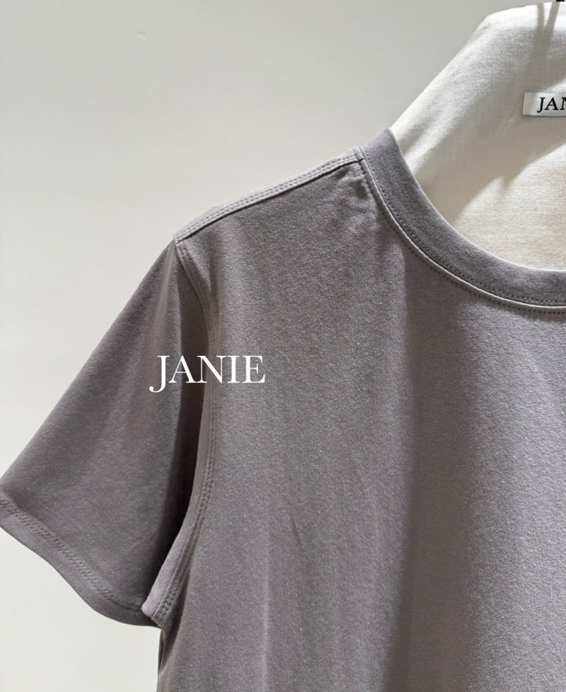 Janie - Korean Women Fashion - #momslook - Vivi Span Tee - 2