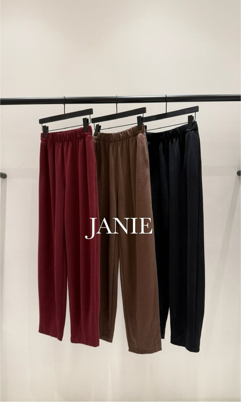 Janie - Korean Women Fashion - #momslook - Low Pants