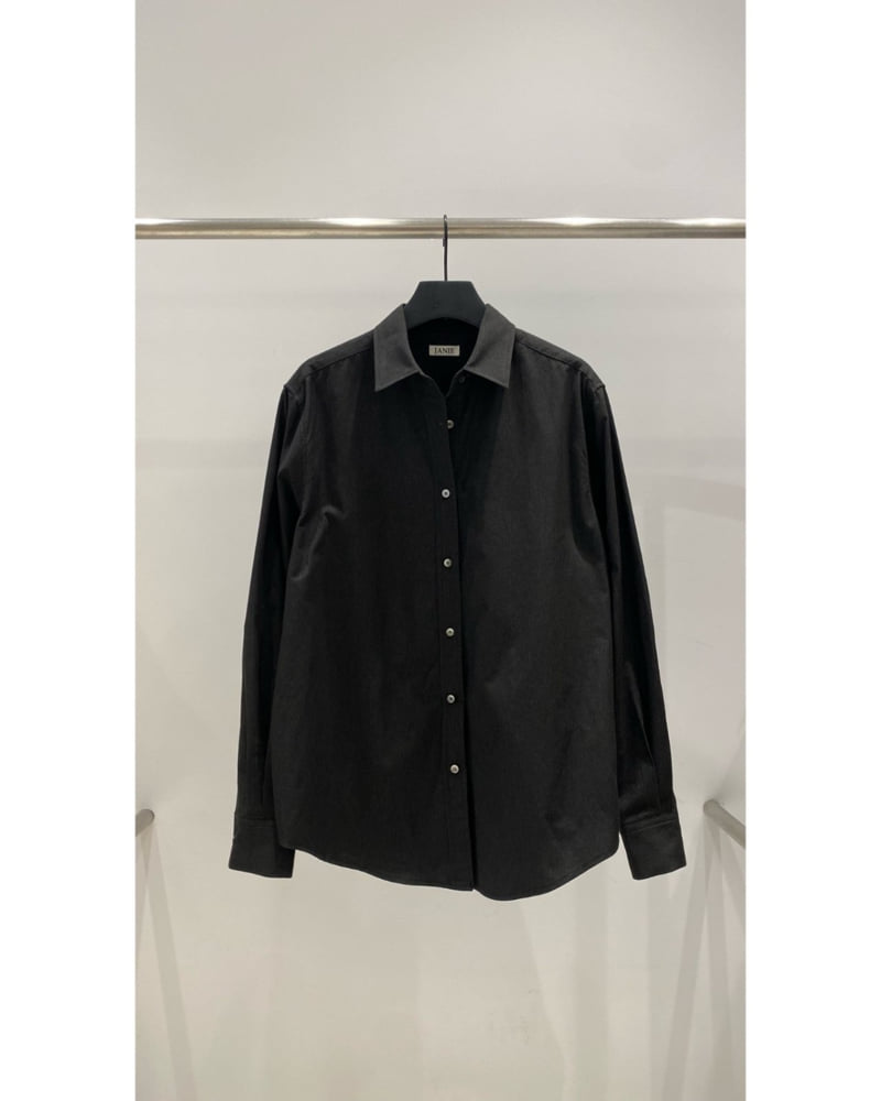 Janie - Korean Women Fashion - #momslook - Brownie Shirt - 5