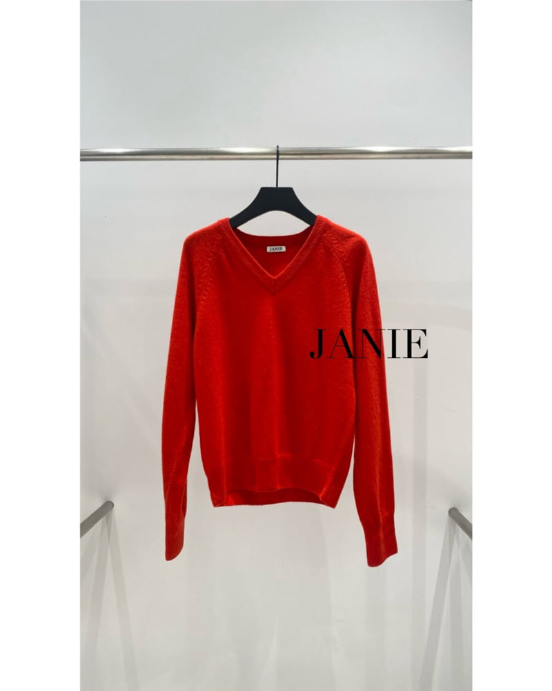 Janie - Korean Women Fashion - #womensfashion - Essential V Neck Knit - 4