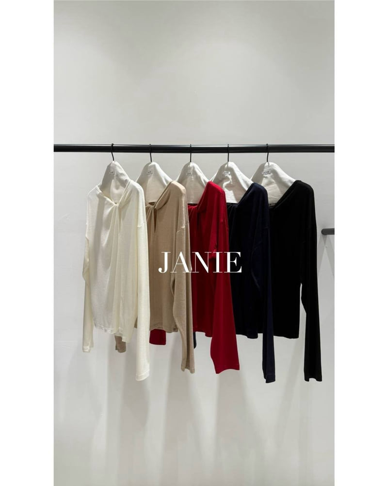 Janie - Korean Women Fashion - #romanticstyle - Wool Tencel Drape Top