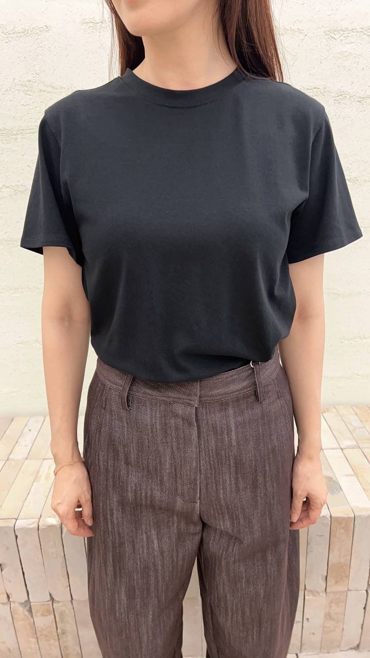 Janie - Korean Women Fashion - #vintagekidsstyle - Vivi Span Tee - 5