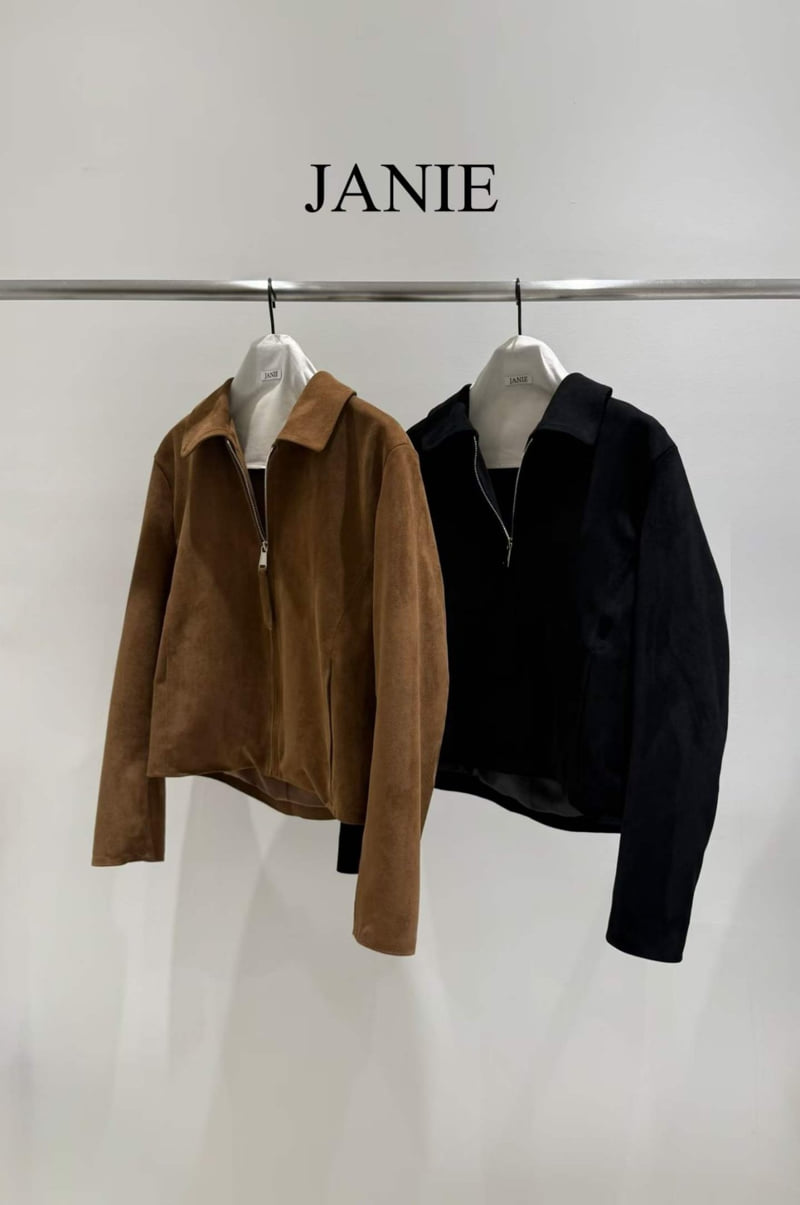 Janie - Korean Women Fashion - #womensfashion - Vitesse Suede Jacket
