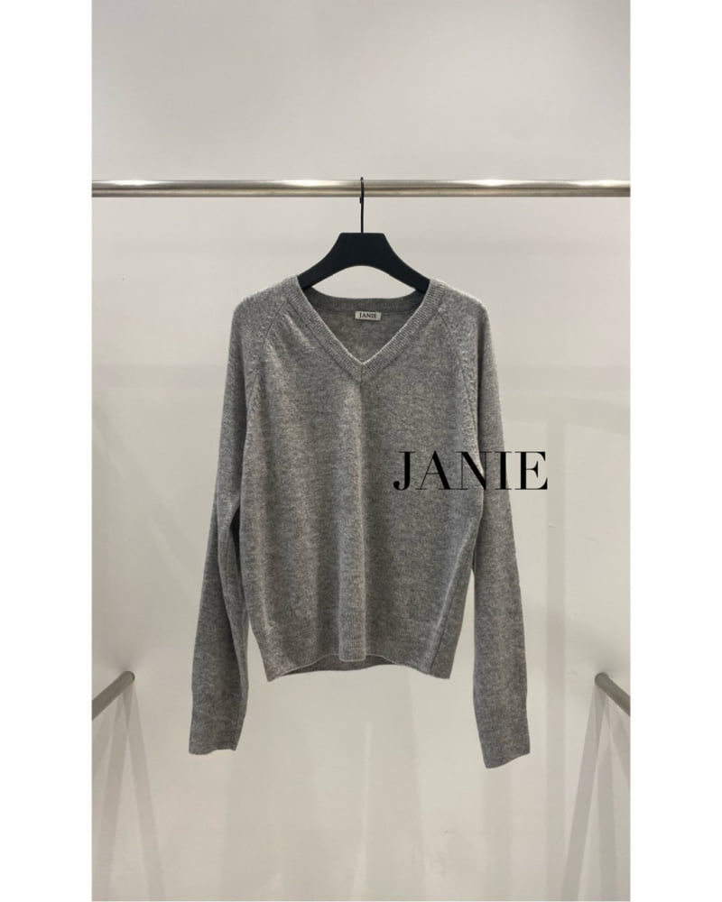 Janie - Korean Women Fashion - #womensfashion - Essential V Neck Knit - 3