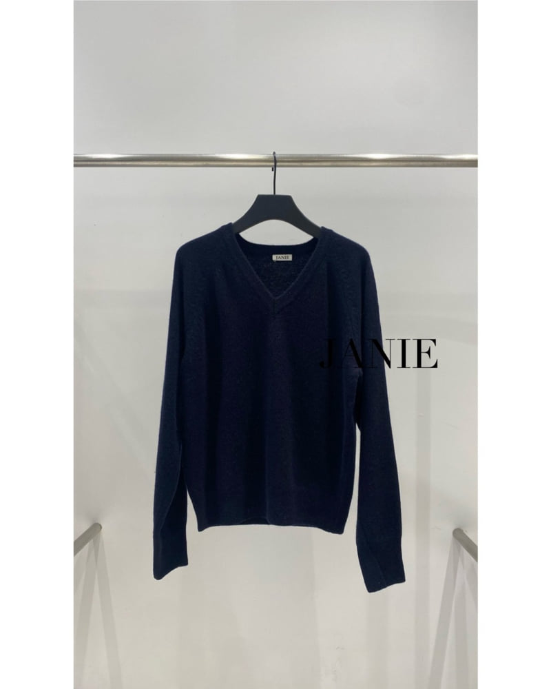 Janie - Korean Women Fashion - #womensfashion - Essential V Neck Knit - 5