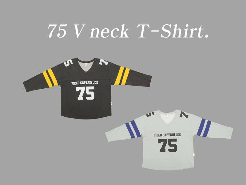 Jenny Basic - Korean Children Fashion - #childofig - 75 V-Neck Tee - 10