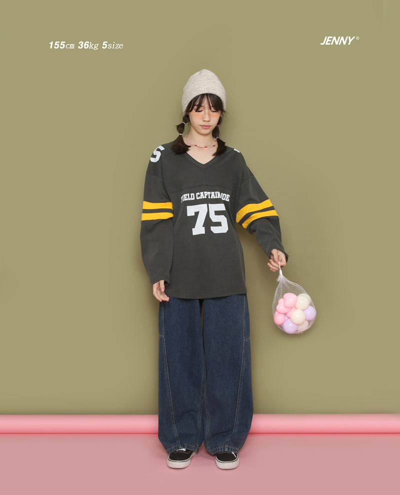 Jenny Basic - Korean Children Fashion - #childrensboutique - 2508 Line Denim Pants - 6