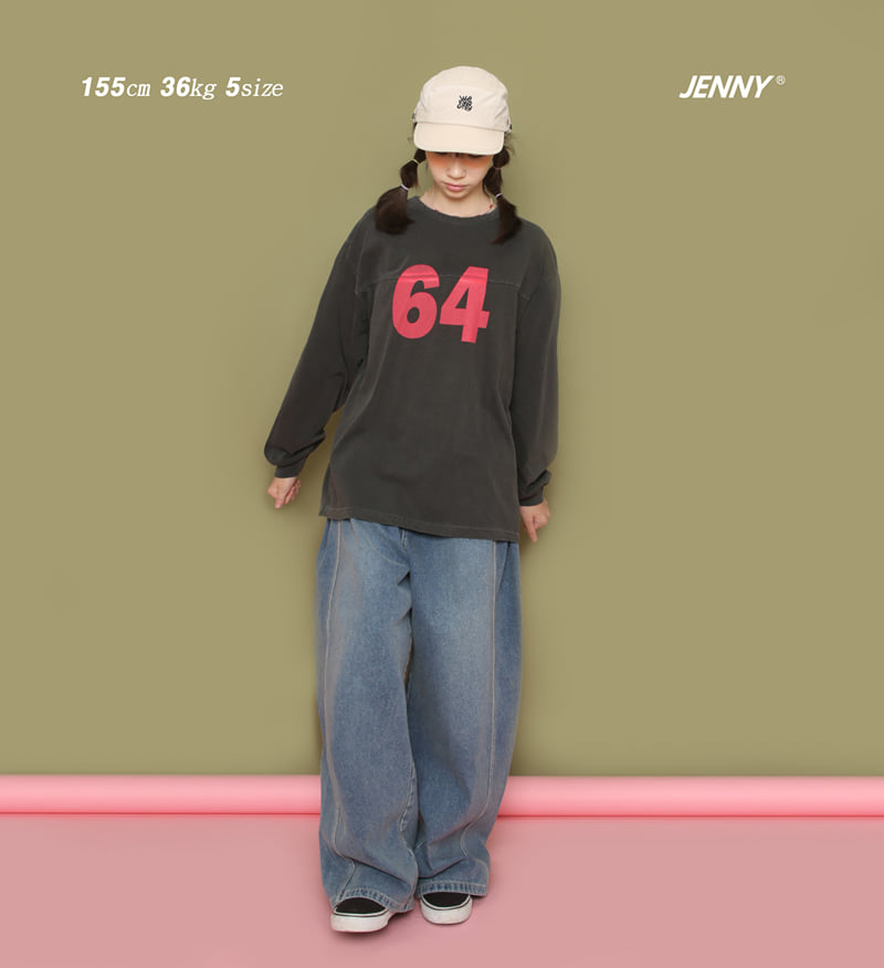 Jenny Basic - Korean Children Fashion - #designkidswear - 2507 Side Pleated Denim Pants - 9