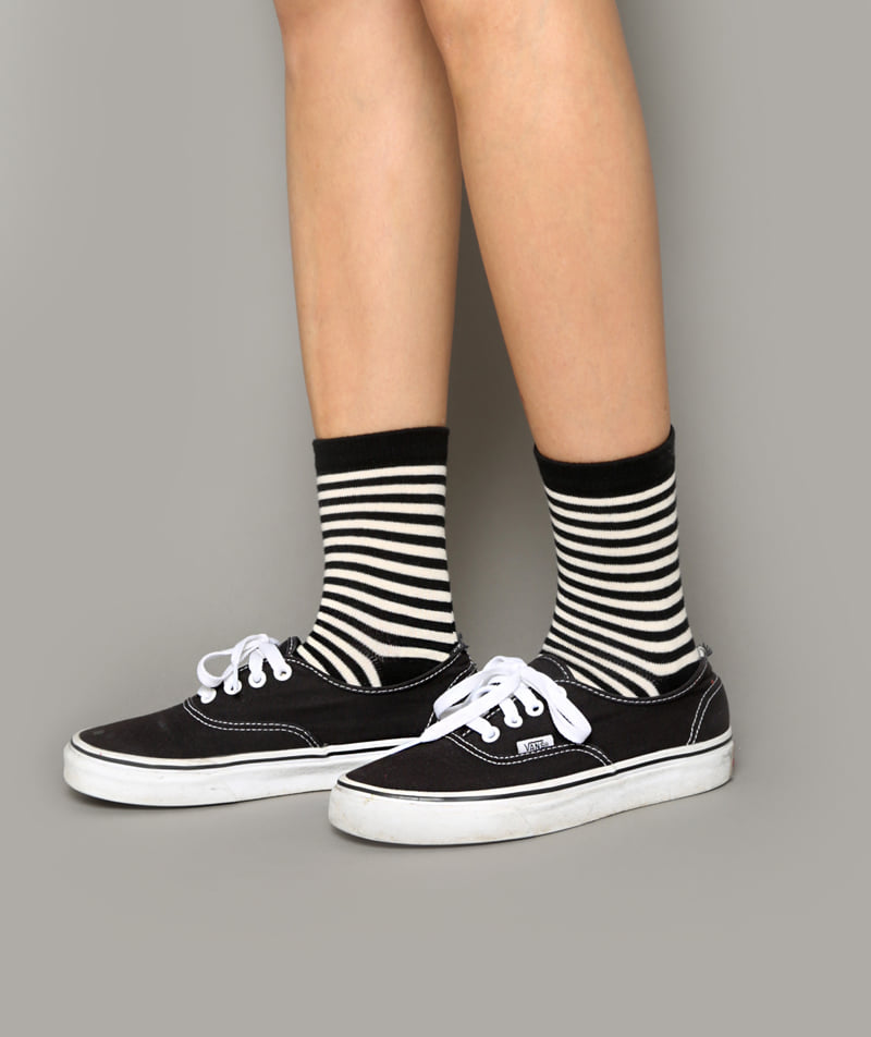 Jenny Basic - Korean Children Fashion - #discoveringself - Striped Socks - 5