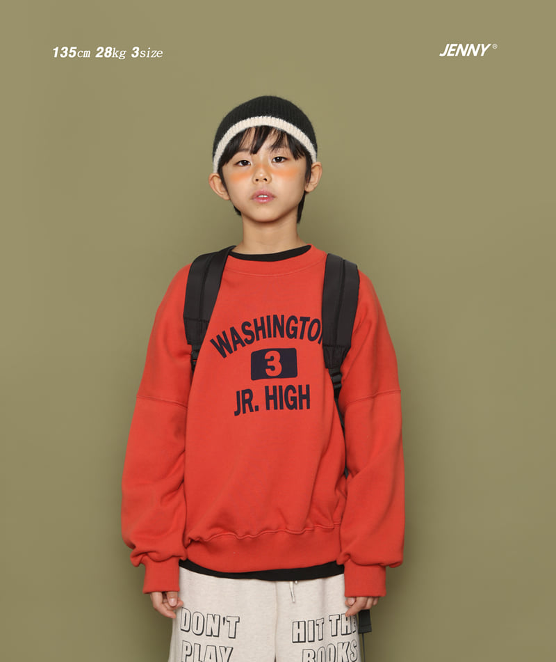 Jenny Basic - Korean Children Fashion - #kidsshorts - Washington Sweatshirt - 9
