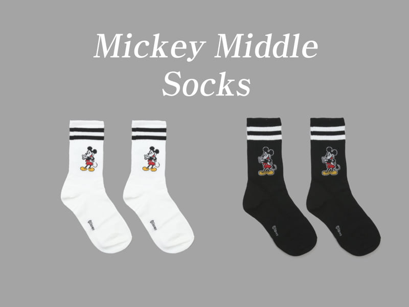 Jenny Basic - Korean Children Fashion - #littlefashionista - M Middle Socks