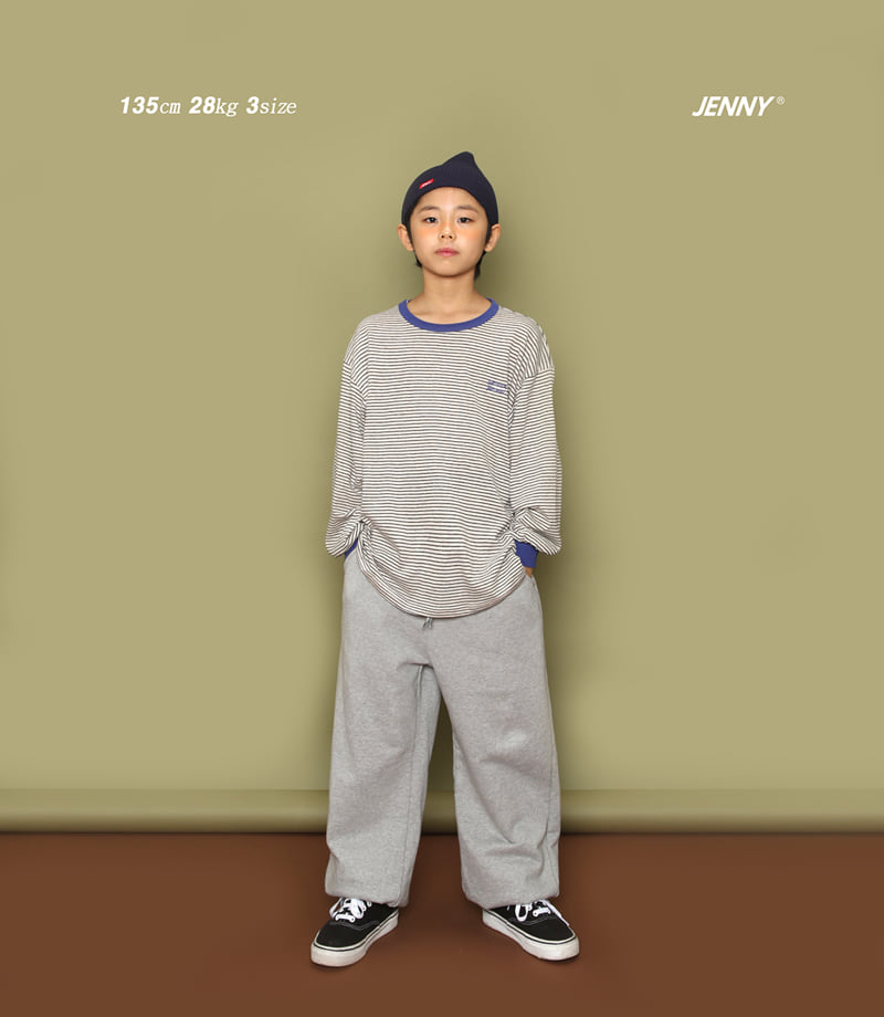 Jenny Basic - Korean Children Fashion - #minifashionista - Collar Stripe Tee - 2