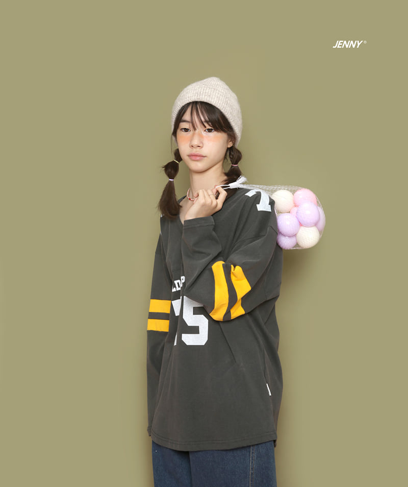 Jenny Basic - Korean Children Fashion - #prettylittlegirls - 75 V-Neck Tee - 6