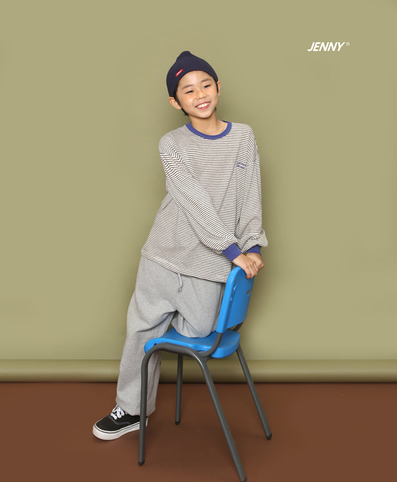 Jenny Basic - Korean Children Fashion - #stylishchildhood - Collar Stripe Tee - 6