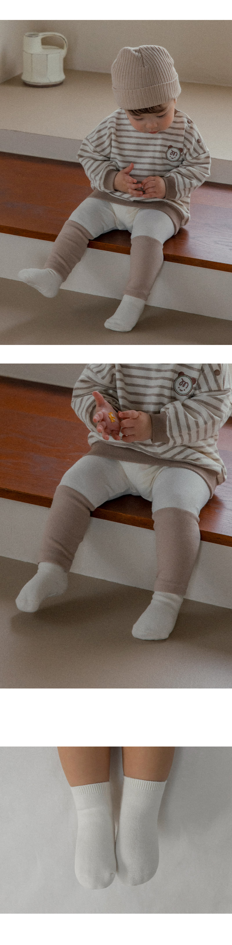 Kids Clara - Korean Baby Fashion - #babyboutique - The Basic Socks 3-color Set (set of 5) - 2