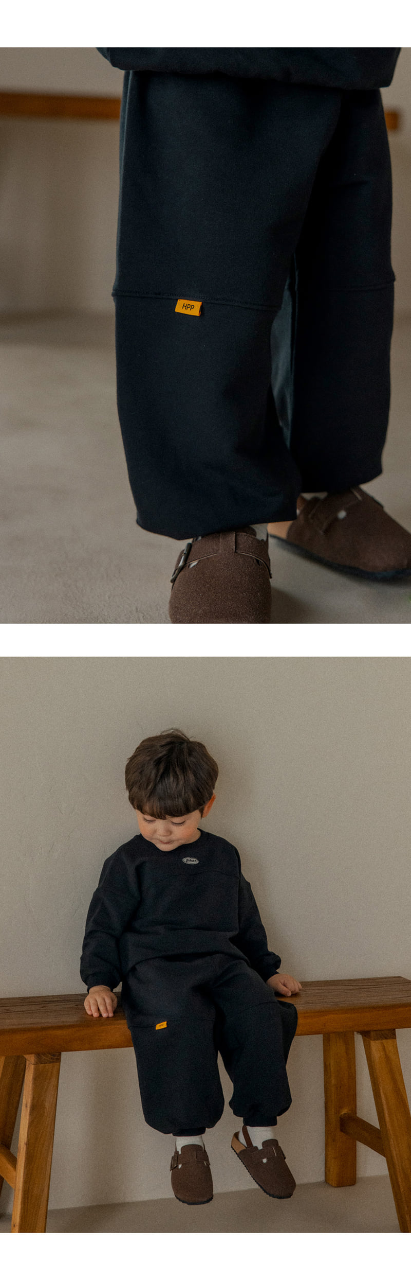 Kids Clara - Korean Baby Fashion - #babyboutique - Muscat Set-up_Black - 3