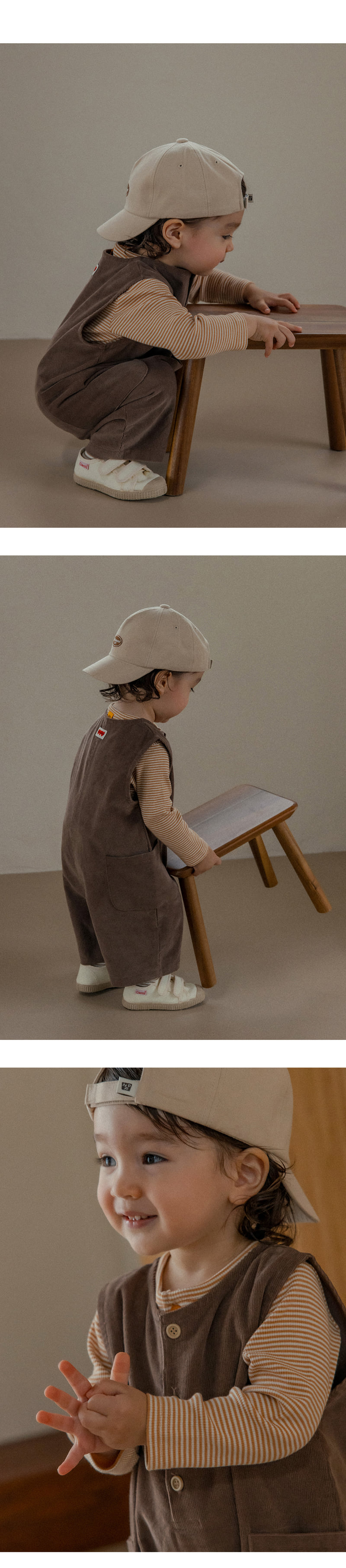 Kids Clara - Korean Baby Fashion - #babyboutique - Nuts Baby Jumpsuit - 5