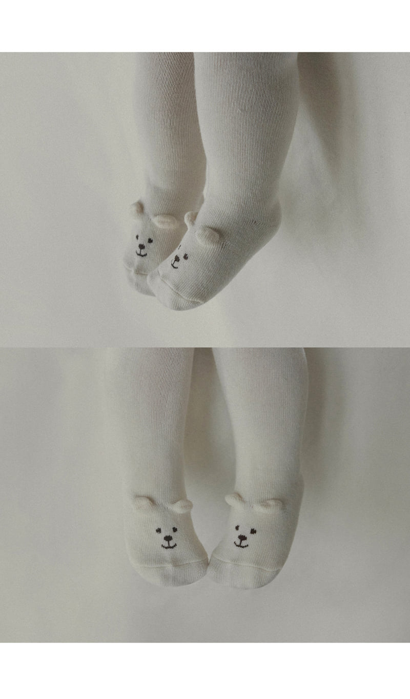 Kids Clara - Korean Baby Fashion - #babyboutique - Monbear Baby Tights (Set of 5) - 3