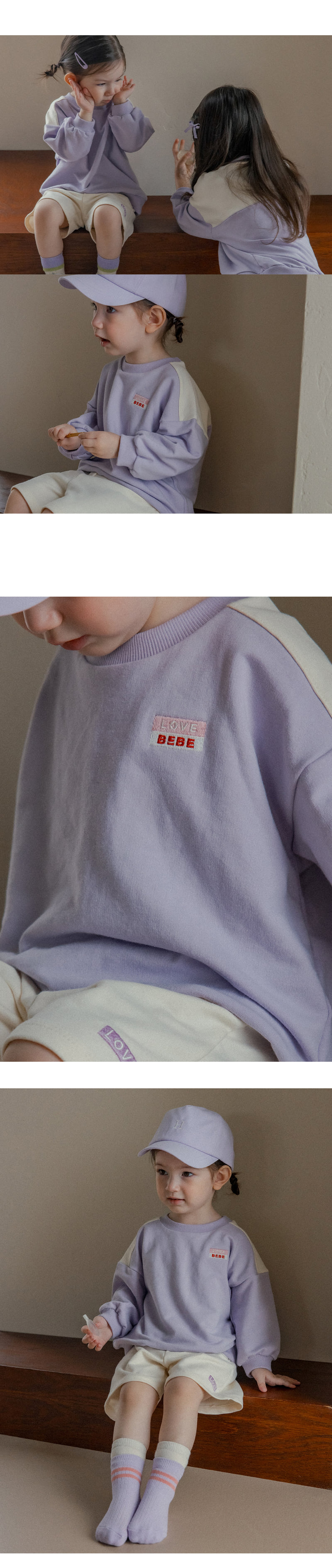 Kids Clara - Korean Baby Fashion - #babyboutiqueclothing - Olve Three-piece Set-up_Purple - 5