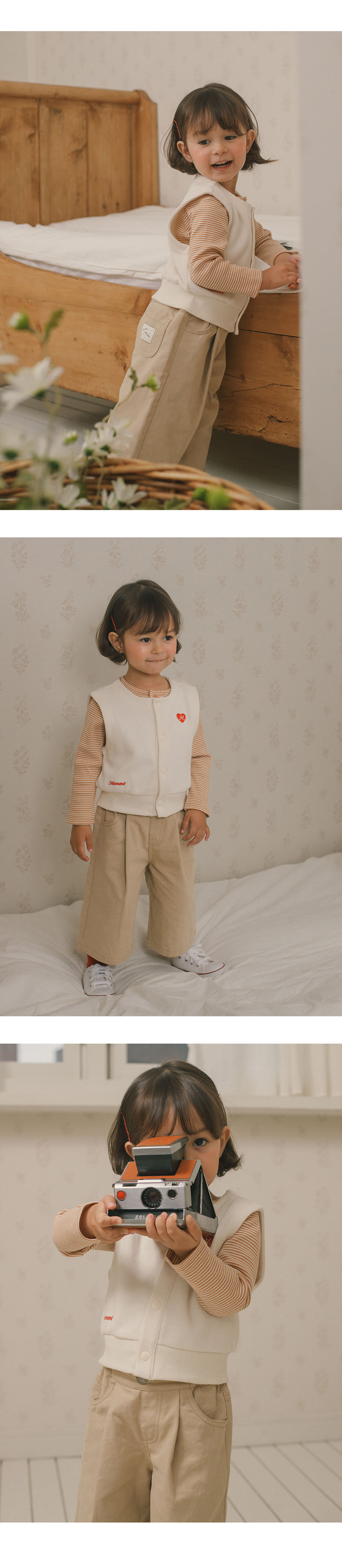 Kids Clara - Korean Baby Fashion - #babyboutiqueclothing - Sage Wide Pants - 2