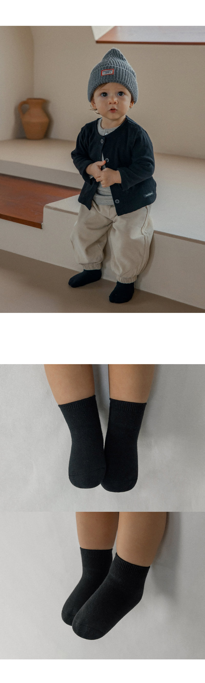 Kids Clara - Korean Baby Fashion - #babyboutiqueclothing - The Basic Socks 3-color Set (set of 5) - 4