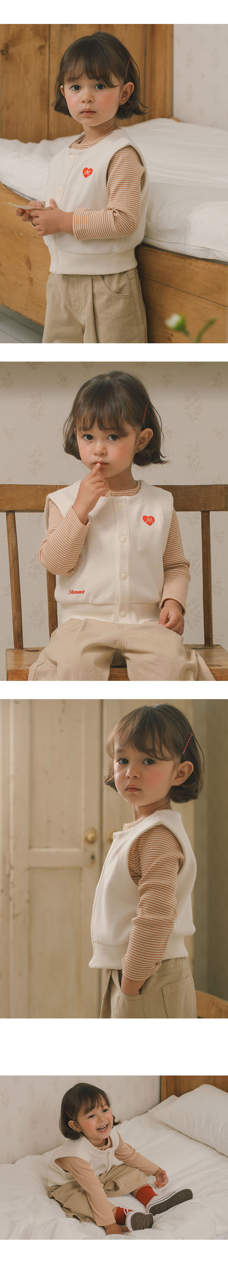 Kids Clara - Korean Baby Fashion - #babyclothing - Basil Tee - 2
