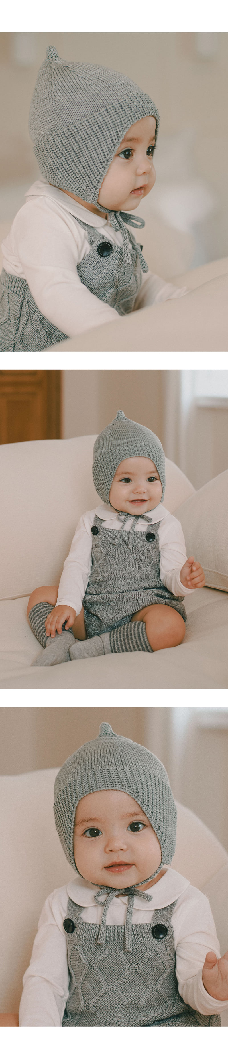 Kids Clara - Korean Baby Fashion - #babyboutiqueclothing - Kisses Knit Baby Hat - 4