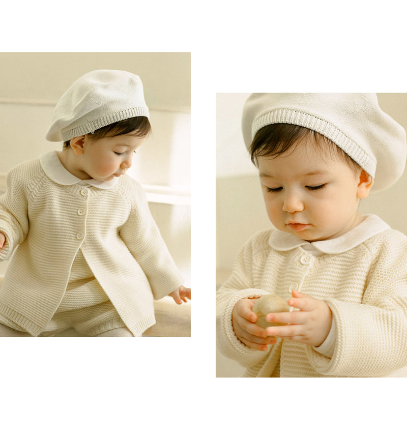 Kids Clara - Korean Baby Fashion - #babyboutiqueclothing - Karen Round Baby Collar Tee - 4