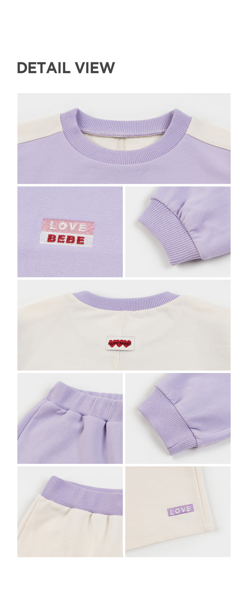 Kids Clara - Korean Baby Fashion - #babyfashion - Olve Three-piece Set-up_Purple - 7