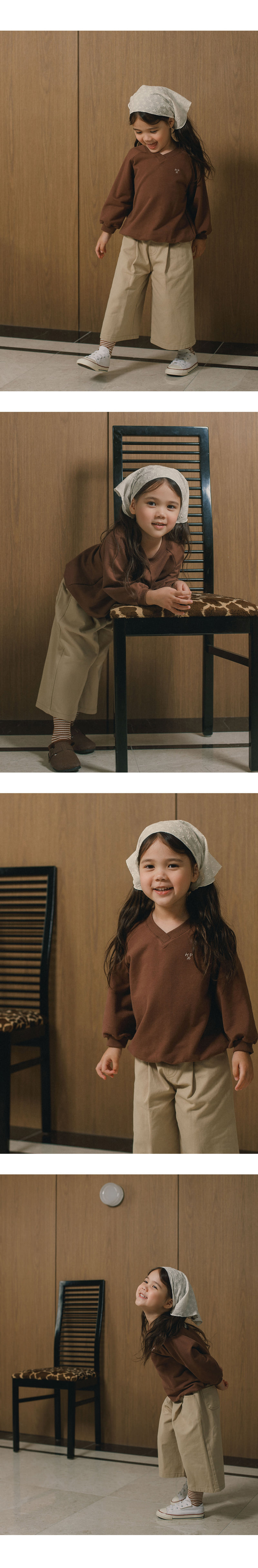 Kids Clara - Korean Baby Fashion - #babyclothing - Sage Wide Pants - 4
