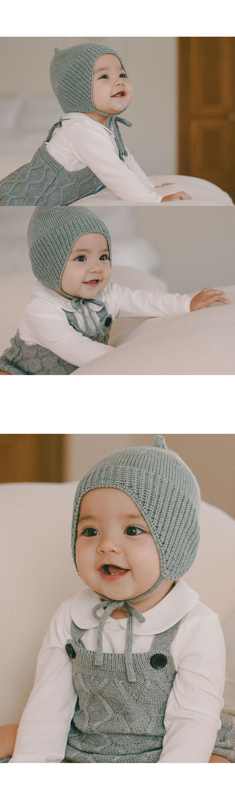 Kids Clara - Korean Baby Fashion - #babyfashion - Kisses Knit Baby Hat - 5