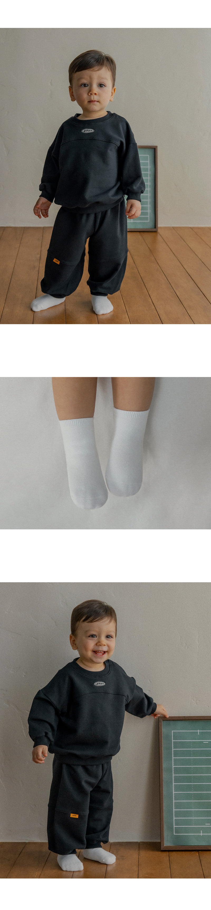 Kids Clara - Korean Baby Fashion - #babyfever - The Basic Socks 3-color Set (set of 5) - 6