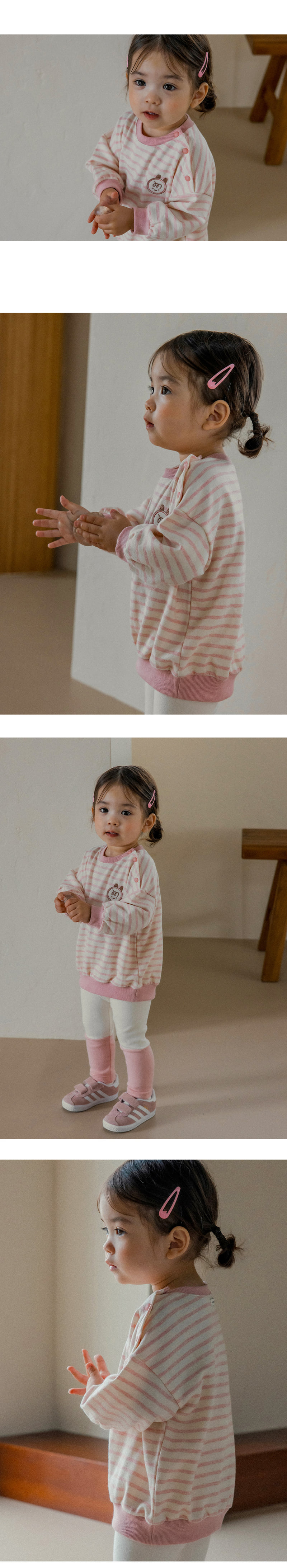 Kids Clara - Korean Baby Fashion - #babyfever - Shyro Baby Leggings Set-up_Pink - 3