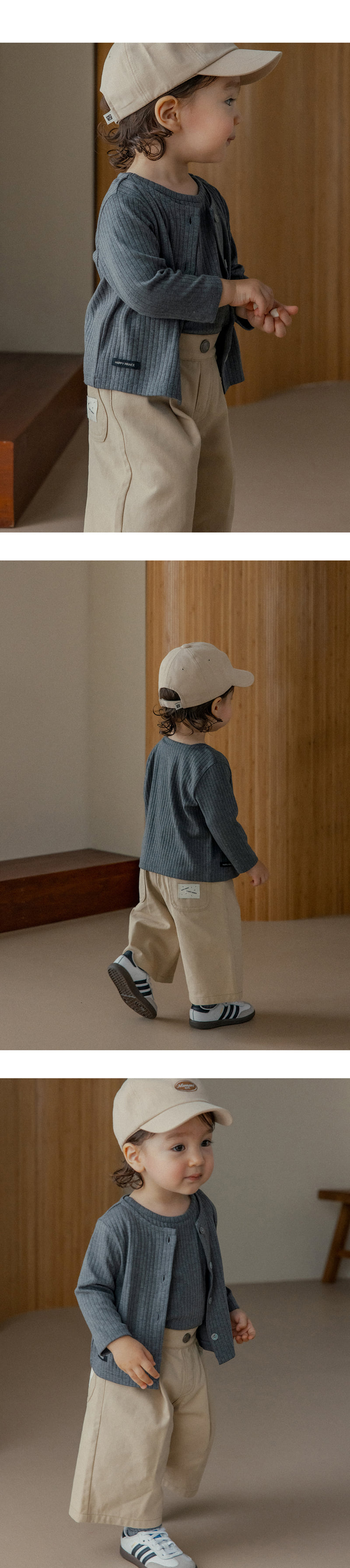 Kids Clara - Korean Baby Fashion - #babyfever - Sage Wide Pants - 5