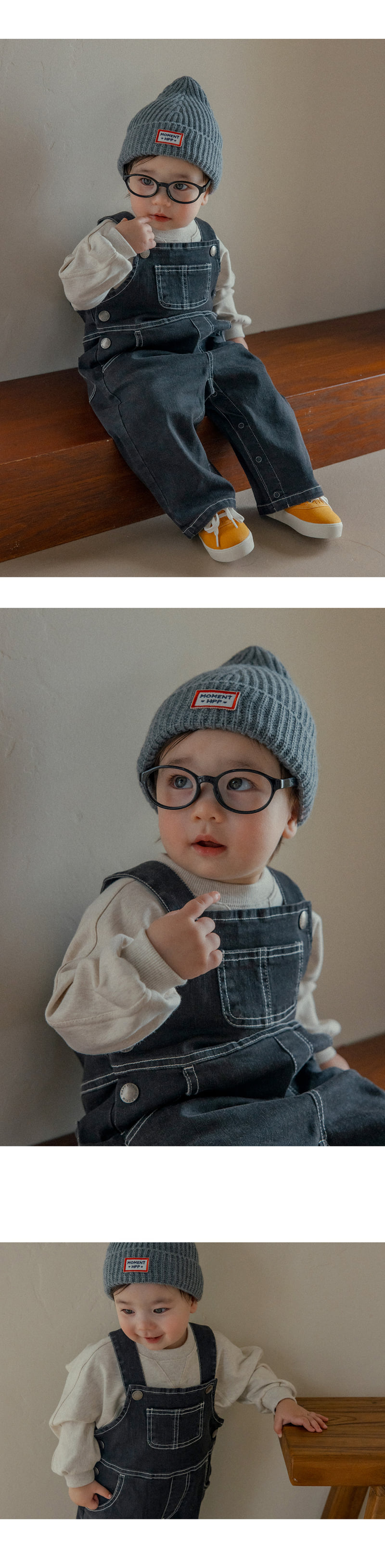 Kids Clara - Korean Baby Fashion - #babyfever - Cottage Baby Overalls - 2