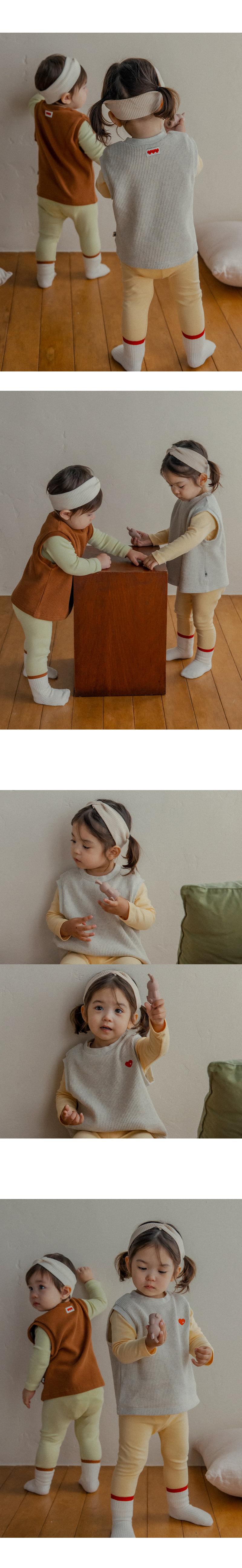 Kids Clara - Korean Baby Fashion - #babyfever - Nigel Vest - 6