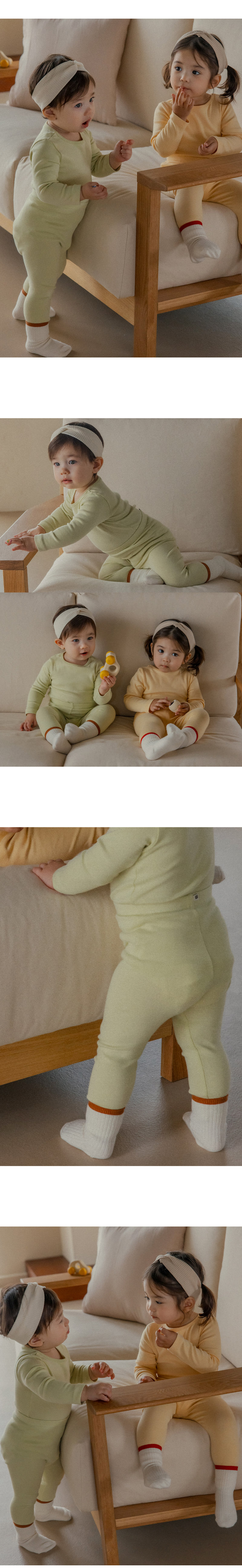 Kids Clara - Korean Baby Fashion - #babyfever - Pure Basic Leggings - 3