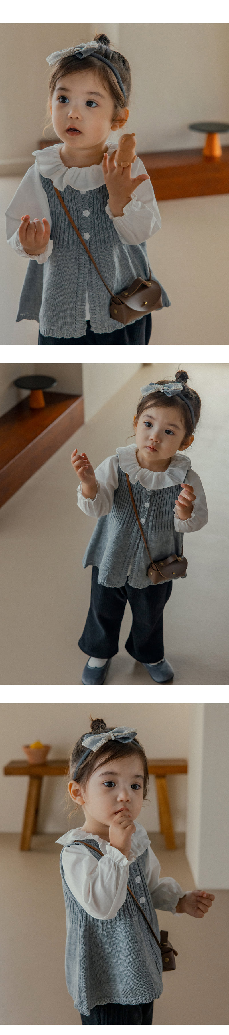 Kids Clara - Korean Baby Fashion - #babyfever - Bella Knit Baby Vest - 2