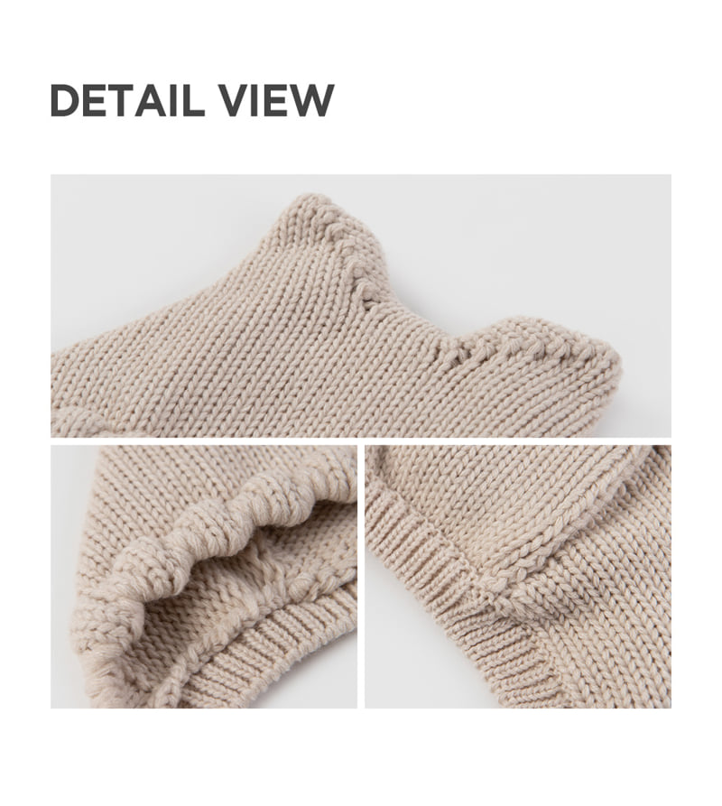Kids Clara - Korean Baby Fashion - #babyfever - Fla Knit Baby Bonnet - 7